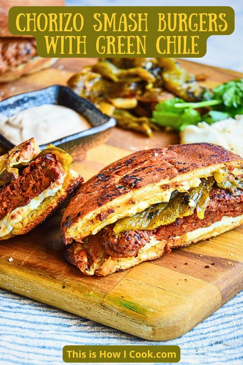 I love recipes using chorizo. This easy chorizo burger is a great change from a regular hamburger. #smashburgersrecipes #smashburgersonstove #chorizoburgers #chorizorecipes Recipes Using Chorizo, Chorizo Sausage Recipes, Easy Chorizo Recipes, Chorizo Pasta Recipes, Crab Burger, Chorizo Burger, Chorizo Recipe, Chorizo Recipes, Hearty Comfort Food