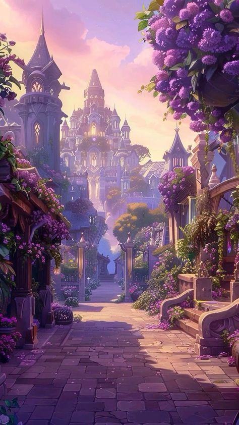 Dnd Feywild Art, Fae City, Fae World, Magic Places Fantasy Dreams, Wallpaper Decor Ideas, Wallpaper For Boys, Wallpaper Design Ideas, Magic Realms, Wattpad Background