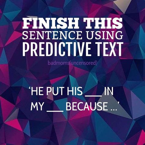 Predictive Text Game Facebook, Predictive Text Game, Pure Romance Party Food, Sinful Sunday, Facebook Group Games, Text Games, Pure Romance Party, Interactive Facebook Posts, Flirty Questions