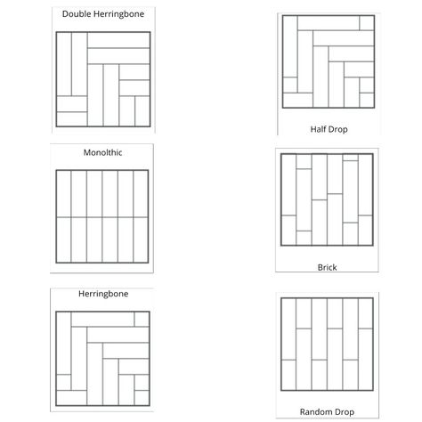 A few choices of the patterns that can used when laying carpet planks tiles. Plank Tile Patterns, Laying Carpet, Mathematics Equations, Tile Laying Patterns, How To Lay Carpet, Installing Vinyl Plank Flooring, Rustic Farmhouse Interior, Wood Like Tile, 3 Digit Addition