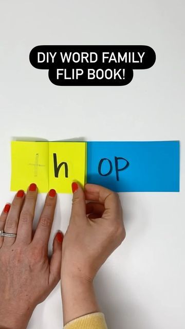 Popsicle Stick Phonics, Word Family Books Free, Word Family Flip Books, Teaching Word Families, Word Family Books, Beginning Sound, Short Vowels, Family Project, Phonics Activities