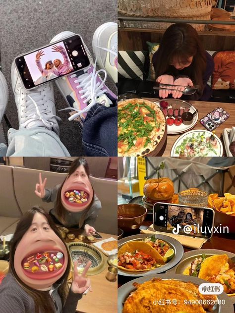 Food Selfie, Doodle Pictures, Group Picture Poses, Online Scrapbook, Beautiful Photoshoot Ideas, Friend Pictures Poses, 사진 촬영 포즈, Bff Photoshoot Poses, Friend Poses Photography