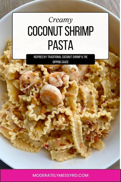 If you love coconut shrimp, this pasta is basically a creamier version of the traditional coconut shrimp dipping sauce (that’s good enough to drink) and it’s topped with toasted coconut flakes for the perfect bite. Quick, 30-minute meal: This recipe uses two pans and is on the table in 30 minutes! It’s rich, creamy and decadent: Rich, decadent and creamy, without the use of cream. It’s quite different than your average pasta- but super delicious! Coconut Shrimp Pasta, Coconut Cream Shrimp, Cream Shrimp Pasta, Coconut Shrimp Dipping Sauce, Coconut Milk Substitute, Coconut Shrimp Sauce, Creamy Coconut Shrimp, Shrimp Dipping Sauce, Creamy Shrimp Pasta