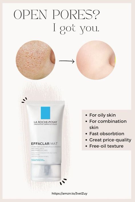 #affiliate La Roche Posay EFFACLAR MAT 40ml (Paquete de 1) en 2024 | Rutina para el cuidado de la piel, Productos para el acné, Cuidado casero de la piel Best Skincare For Combination Skin, Product For Oily Skin, Healthy Skin Care Acne, Pores Skin Care, Open Pores On Face, Skincare For Combination Skin, Holistic Skin Care, Oily Skin Care Routine, La Roche Posay Effaclar