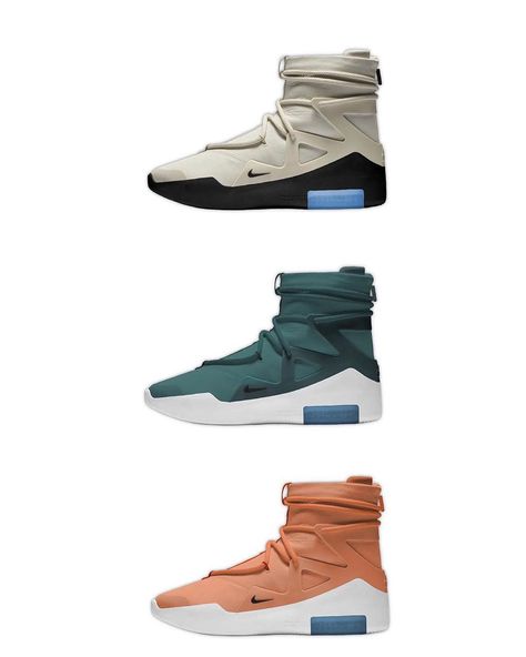 Modern Notoriety on Twitter: "Nike Fear of God 1 2019 colorways *mock ups*… " Nike Fear Of God, Leather Sneakers Outfit, Nike Air Fear Of God, Futuristic Shoes, Sneakers Box, Dope Outfits For Guys, Fresh Sneakers, Mens Style Guide, Hype Shoes