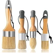 Round Paint Brush, Chalk Paint Brushes, Sponge Picture, Paint Sponges, Paint Brush Set, Oval Brush, Wax Painting, Furniture Wax, Latex Paint