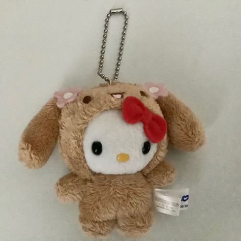 Xitlali Core, Mocha Hello Kitty, Bear Hello Kitty, Keychain Plush, Hello Kitty Dress, Hello Kitty Keychain, Kitty Plush, Hello Kitty Backgrounds, Plush Keychain