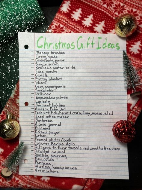 What To Give People For Christmas, Christmas Present List Ideas, Cool Christmas List Ideas, Questions To Ask For Christmas Gifts, Things To Ask For Christmas 2024, Christmas Presents Ideas For Best Friend, Things To Ask Santa For Christmas, Cute Ideas For Christmas Gifts, Bsf Christmas Presents