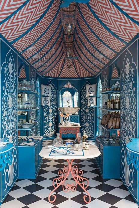 Bar Palladio Jaipur, Palladio Jaipur, Bar Palladio, Glass Pavilion, Wall Stencil Patterns, Restaurant Lounge, Stencil Pattern, Palace Hotel, Instagrammable Places