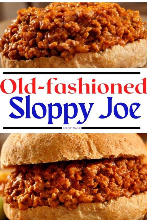 Sloppy Joe Recipe With Tomato Soup, Sloppy Joe Recipe Tomato Sauce, Sloppy Joe Recipe No Ketchup, Sloppy Janes, Old Fashioned Sloppy Joe Recipe, Homemade Manwich, Sweet Sloppy Joes, Sloppy Joe Recipe Crock Pot, Best Sloppy Joe Recipe