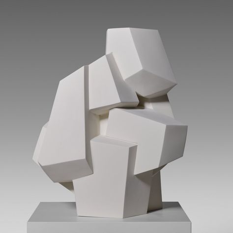 For sale: Abstract White Plaster Cubist sculpture, 1960s | #vntg #vintage Abstract Shape Sculpture, Abstract Plaster Sculpture, Abstract Sculpture Geometric Modern Art, Conceptual Model Architecture Abstract, Geometric Sculpture Architecture, Abstract Sculpture Ideas, Sculptures Architecture, Cubism Sculpture, Sculptural Architecture