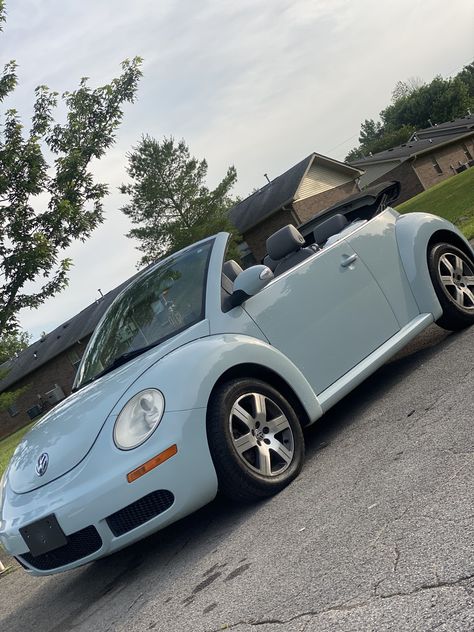 2006 light blue voltswagon beetle Light Blue Car, Convertible Beetle, Blue Buggy Car, Blue Volkswagen Beetle, Blue Beetle Car, Light Blue Convertible, Volkswagen Beetle Interior, 2007 Volkswagen Beetle, Light Blue Volkswagen Beetle