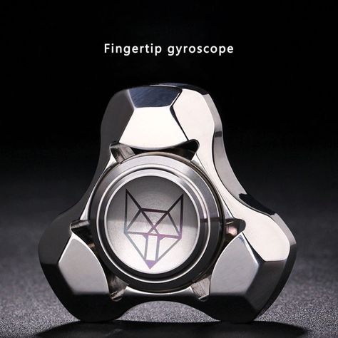 Stainless Steel Hand Spinner Fidget Silent Bearing Zinc Alloy Metal Ball Mute Edc Toys Finger Gyro Relieve Stress Boy Xmas Gift - Fidget Spinner - AliExpress Metal Fidget Spinner, Futuristic Space, Office Toys, Spinner Toy, High End Products, Hand Spinner, Metal Ball, Surprise Gift, Fidget Spinner