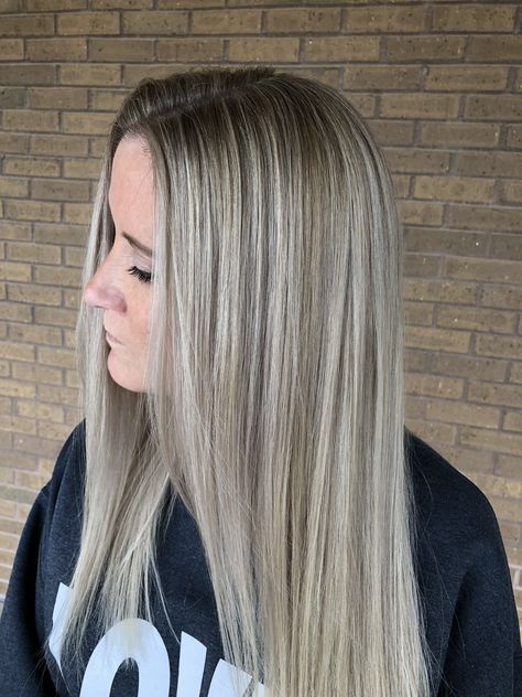 Ashy Blonde Babylights, Blonde Balayage With Babylights, Blond Babylights, Blonde Full Highlights, Balayage With Babylights, Blonding Hair, Babylights Blonde, Babylights Highlights, Babylights Balayage