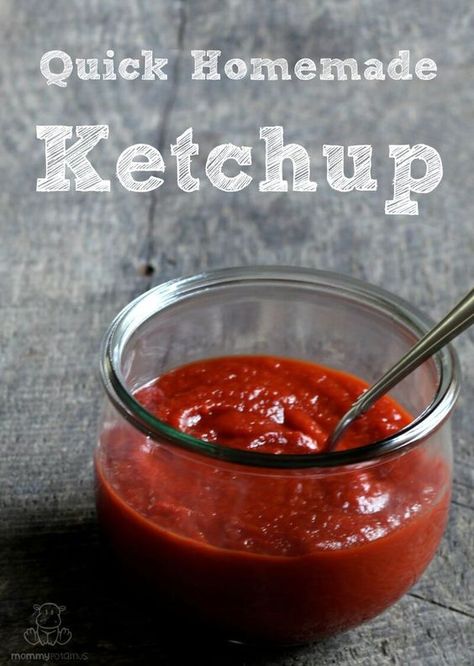 Diy Ketchup, Homemade Ketchup Recipes, Ketchup Recipe, Homemade Ketchup, Homemade Condiments, Condiment Recipes, Homemade Pickles, Tapenade, Homemade Sauce