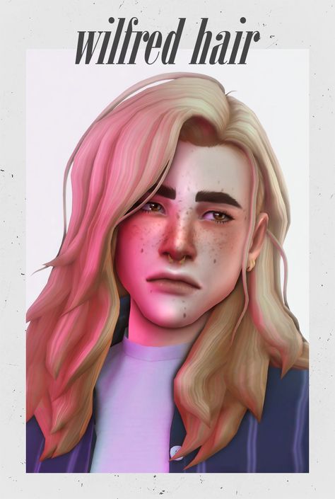 Two Hairstyles, Vampire Hair, Sims 4 Male, Sims 4 Hair Male, Pelo Sims, Sims 4 Body Mods, Male Hair, Sims 4 Cc Folder, Sims 4 Characters