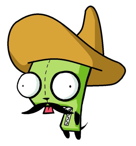 Mexican Gir Gir From Invader Zim, Invader Zim Characters, Scene Core, Tatuaje A Color, Scene Kids, Scene Emo, Invader Zim, Emo Scene, Cartoon Profile Pics