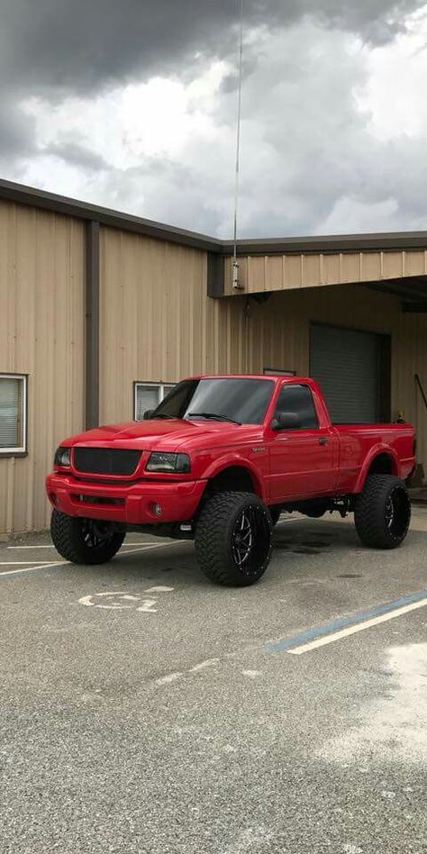 Simple and nice #lifted #ranger #red #paint #automobile Red Ford Ranger, Ford Ranger Build, Ford Ranger Ideas, Lifted Ford Ranger, Ford Ranger Mods, Ford Ranger Single Cab, 4x4 Ford Ranger, Ford Ranger Lifted, Custom Ford Ranger