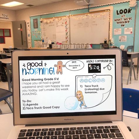 Ms. Popovic on Instagram: “Last chance to get these editable google slides on sale! Over 100 different morning message slides to project (different themes for…” Teacher Morning Slides, Google Slides For Teachers, Morning Slides Classroom, Morning Meeting Slides, Classroom Management Elementary, Dream Classroom, Building Classroom Community, Morning Message, Classroom Management Tips