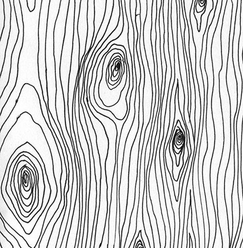 Wood grain texture made with curves Draw Wood Grain, Tree Texture Drawing, Wood Texture Drawing, Wood Grain Drawing, Patterns Sketch, Wood Drawing, Visual Reference, Tree Textures, Graphic Design Cards