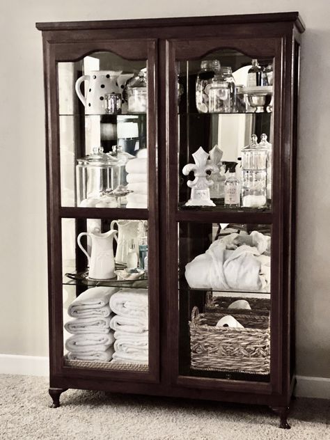 Curio cabinet makeover