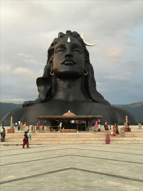 Adiyogi Shiva. Isha Yoga center, Tamil Nadu - India Isha Yoga Shiva, Adi Yogi Shiva, Tamilnadu Photography, Adiyogi Shiva Statue, Adi Yogi, Background For Photo Editing, Adiyogi Shiva, Vijay Mahar, Isha Yoga