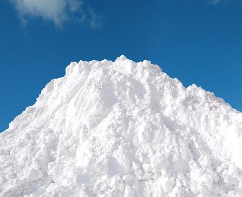 Snow pile. Large snow pile against a blue sky , #AFF, #Large, #pile, #Snow, #sky, #blue #ad Snow Hill, Sky Blue, Blue Sky, Royalty Free Stock Photos, Stock Images, Stock Photos, Illustrations, Natural Landmarks, Blue