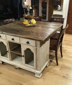 from buffet to rustic kitchen island, kitchen design, repurposing upcycling, rustic furniture, to this gorgeous rustic kitchen island Kitchen Islands Ideas With Seating, Kitchen Island Furniture, Rustic Kitchen Island, Small Kitchen Island, Kitchen Island With Seating, Primitive Kitchen, Diy Kitchen Island, Island With Seating, Furniture Restoration