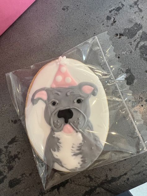 Pitbull Birthday, Fund Raiser, Blue Pits, Dog Cake, Dog Cookies, Cookie Ideas, Icing Cookies, Birthday Cookies, Royal Icing Cookies