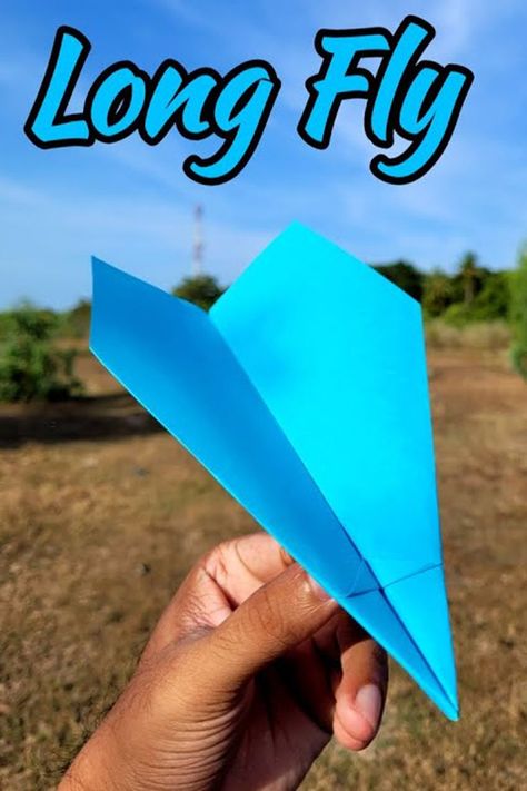 Diy Paper Airplanes How To Make, The Best Paper Airplane, Paper Airplane Steps, Paper Airplanes Instructions, Best Paper Airplane, Best Paper Plane, Plane Crafts, Origami Plane, Origami Airplane