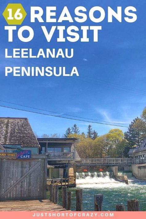 All The Reasons You'll Fall In Love with Leelanau County Michigan including where to eat, where to play, what goodies you should bring home and where to stay! A complete guide to this northern Michigan destination.  All The Reasons You'll Fall In Love with Leelanau County Michigan including travel tips, outdoor adventure ideas, where to play, where to eat and what local goodies you should take back home!  #TravelTips  #TravelGuide  #OutdoorAdventures  #PureMichigan  #cityguide Leelanau Michigan, Sleeping Bear Sand Dunes, Adventure Ideas, Michigan Vacations, Family Vacation Spots, Michigan Travel, Northern Michigan, Pure Michigan, Haunted Places