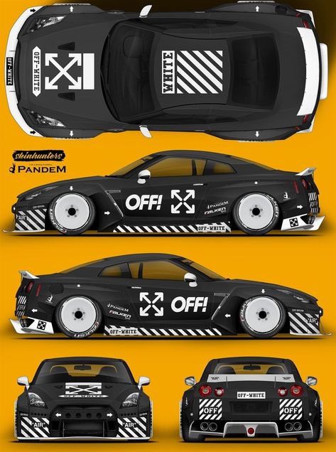 Jdm Livery, Car Parking Design, Livery Car, Car Sticker Ideas, Pixel Car, Gtr 35, Gtr Car, Car Sticker Design, Sports Car Wallpaper