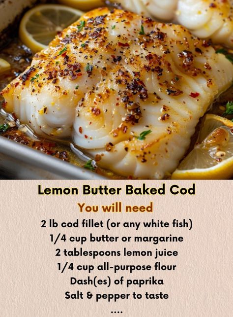 Butter Baked Cod, Marion Grasby, Cod Fish Recipes, Seafood Dish Recipes, Gordon Ramsay Recipe, Cod Recipe, Fish Recipes Baked, Fish Dinner Recipes, Jamie Oliver Recipes