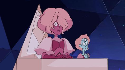 Pink And Pearl Steven Universe, Pearl And Pink Diamond Steven Universe, Pilot Pearl Steven Universe, Steven Universe Pilot Art, Steven Universe Pilot Style, Pearl X Pink Diamond, The Diamonds Steven Universe, Pearl And Pink Diamond, Steven Universe Pink Diamond