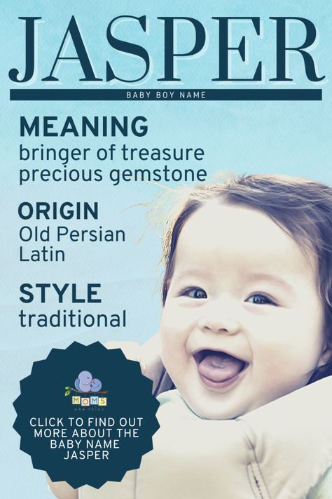 Jasper is an intriguing and distinguished baby name. Conventionally known as a posh and attractive name in Britain, Jasper has recently soared through the ranks of American baby names as well. Jasper Hale is the name of an important character in Twilight, and Jasper Jones is the titular character of the breakthrough Australian novel and film. Keep reading to learn more about this name. #boyname #babyname Jasper Name Meaning, Jasper Jones, Jasper Name, Popular Baby Boy Names, Cool Middle Names, Boy Middle Names, Boy Name Meanings, Baby Name Meaning, Jasper Hale