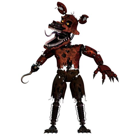 Nightmare Foxy, Fnaf Aesthetic, Foxy Fnaf, Fnaf Crafts, 4 Friends, Toy Bonnie, Fnaf 4, Horror Villains, Jurassic World Dinosaurs