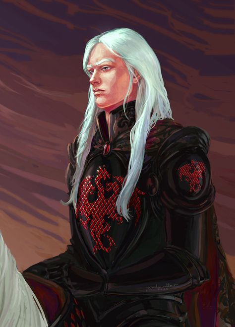 Rhaegar Targaryen by paradanmellow Daenerys Cosplay, Rhaegar And Lyanna, Rhaegar Targaryen, Game Of Thrones Books, Game Of Thrones Artwork, Targaryen Art, Asoiaf Art, Targaryen Aesthetic, Gra O Tron