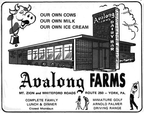 Only in York County | Memories from Avalong’s and Rutter’s restaurants Mount Zion, York Pennsylvania, York County, Old Churches, York Pa, Dairy Farms, One Summer, Local History, Mountain Top