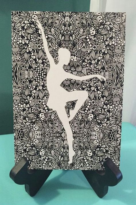 Creative Doodle Art Ideas to Practice in Free Time Creative Doodle Art, Doodle Art Ideas, Abstract Doodles, Dancer Drawing, Vintage Art Paintings, Doodle Art Drawing, Tangle Art, Zentangle Drawings, Journal Quotes