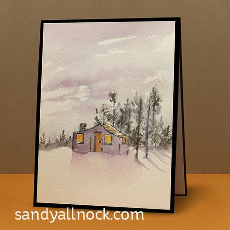 Sandy Allnock, Watercolor Stamps, Art Impressions Cards, Art Impressions Stamps, Watercolor Tips, Art Journals, Watercolor Images, Coloring Markers, Art Impressions