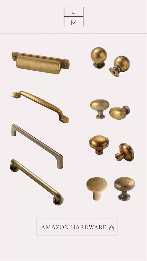 Goo-Ki Antique Brass Kitchen … curated on LTK Aged Brass Kitchen Hardware Farmhouse, Aged Brass Kitchen Hardware, Kitchen With Brass Hardware, Antique Brass Kitchen Hardware, Kitchen Hardware White Cabinets, Bronze Kitchen Hardware, Antique Brass Cabinet Hardware, Gold Kitchen Hardware, Kitchen Knobs And Pulls