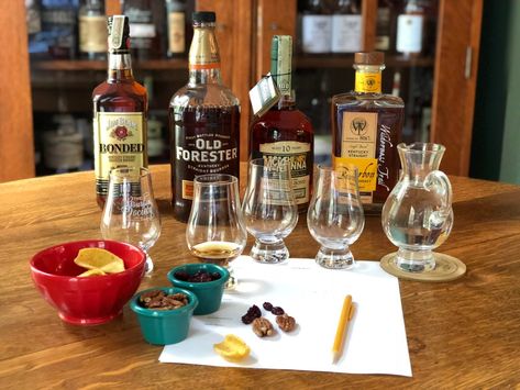 Diy Bourbon Tasting, Bourbon Pairings Food, Bourbon Tasting Party Ideas, Tasting Party Food, Whiskey Tasting Party, Easy German Recipes, Bourbon Tasting, Palate Cleanser, Chocolate Bourbon