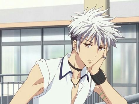 Rin 🌈 on Twitter: "We need to bring this look back 😔 Names in the alt text https://t.co/vY9NXvcGHy" / Twitter Hatsuharu Sohma, Fruits Basket, Common Sense, White Hair, My Hair, Anime Boy, Piercings, Lost, On Twitter