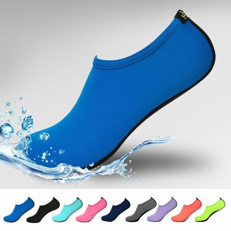 Unisex Barefoot Water Skin Shoes Aqua Socks for Beach Swim Surf Yoga Exercise Saltwater Fishing Gear, Beach Socks, Surf Yoga, Water Shoes For Kids, Aqua Beach, Aqua Socks, Swimming Sport, Aqua Shoes, Yoga Exercise