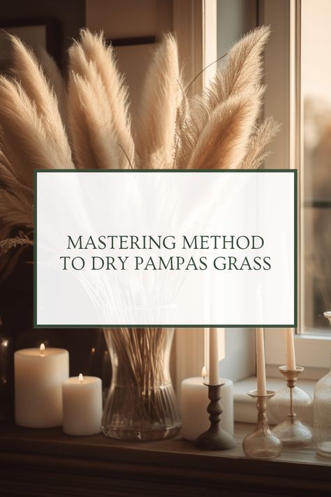 Wondering how to dry pampas grass perfectly for stunning home décor? Look no further! In this friendly guide, we walk you through step-by-step methods to ensure your pampas grass drying success. Discover tips for preserving those beautiful fluffy plumes, ways to arrange them attractively, and creative décor ideas for each season. Whether you're sprucing up your living room, bedroom, or special event, dried pampas grass can make a charming statement piece. Let's make your home trendy together! Dried Pampas Grass Decor Living Room, Tall Pampas Grass Decor, Dried Grass Decor, Pampas Arrangement, Dry Pampas, Grass Centerpiece, Space Saving Hacks, Pampas Grass Bouquet, Dried Pampas