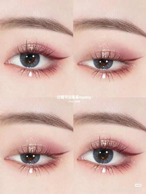 douyin makeup style asian fox eye kawaii baddie makeup tutorial eyelash eyeliner eyeshadow cut crease cute fierce douyin red eye makeup zero two asian Kawaii Baddie, Asian Fox, Red Eyeliner Makeup, Fox Makeup, Red Eye Makeup, Douyin Makeup, Cute Eye Makeup, Korean Eye Makeup, Face Art Makeup