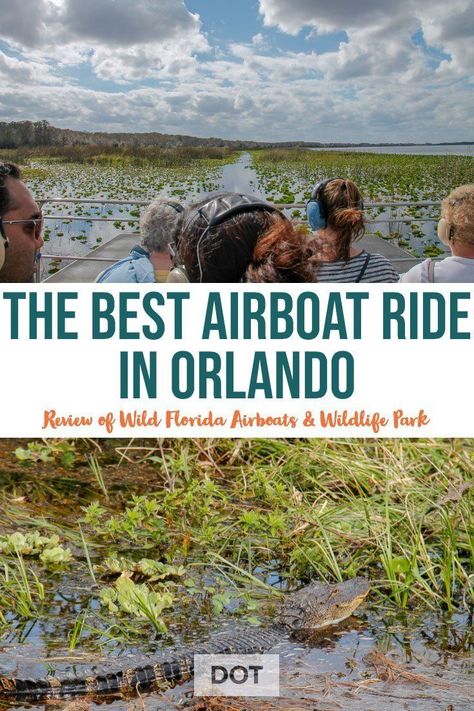 Want an exciting airboat ride the next time you visit Orlando? Check out Wild Florida Airboats & Wildlife Park for aibroat rides in Orlando. #airboats #orlando #everglades #florida #familytravel Living In Orlando Florida, Airboat Rides In Florida, Orlando Outdoor Activities, Aquatica Orlando Tips, Wild Florida, Orlando Informer Meetup, Seaworld (orlando), Orlando Trip, Area Activities