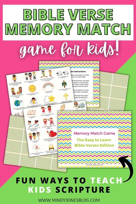 Bible verse memory match printables Monumental Vbs, Memory Verses For Kids, Memory Verse Games, Cave Quest, Bible Worksheets, Bible Verse Memorization, Memory Verses, Bible Activities For Kids, Free Games For Kids