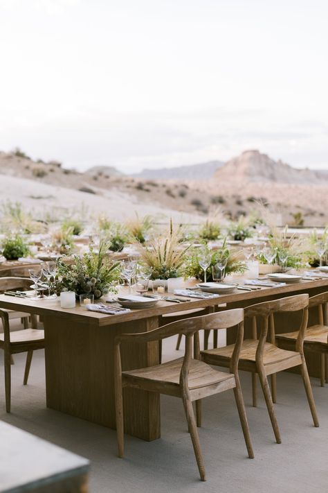 San Francisco Destination wedding planner Jesse Tombs at Amangiri in Utah John Dolan Photography — jesse tombs Aman Hotel, John Dolan, Hart Floral, Low Back Dining Chairs, Wedding Micro, Joshua Tree Wedding, Earthy Wedding, Flower Installation, Wedding Reception Inspiration