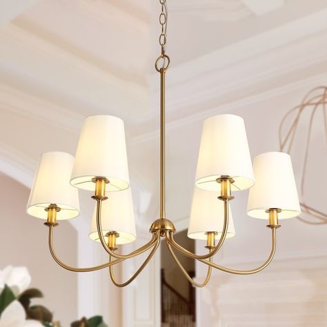 Unique Light Fixtures Dining Room, Traditional Bedroom Chandelier, Colonial Chandelier Dining Room, Cottage Kitchen Chandelier, Formal Living Room Lighting, Grandmillenial Light Fixture, Small Gold Chandelier, Breakfast Room Light Fixture, Vintage Dining Room Lighting